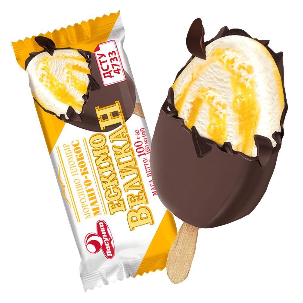 Морозиво Ескімо ВеликаН з манго та кокосом 100 г